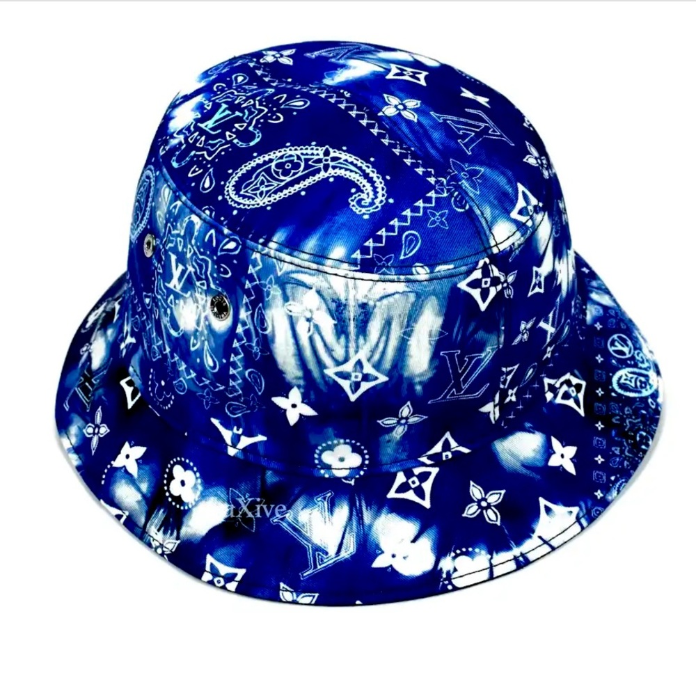 Authentic Louis Vuitton Reversible Monogram Bandana Bucket Hat